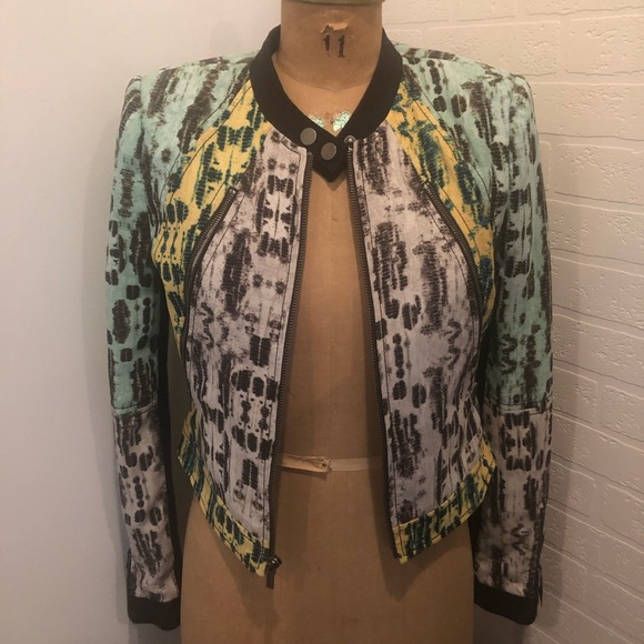 BCBGMaxAzria Multicolor Utility Jacket - Picture 1 of 4